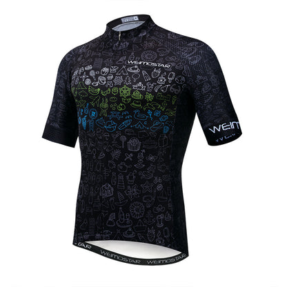 Summer short sleeve cycling jersey