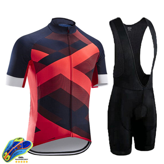 Road And Mountain Bike Cycling Jerseys Men's Tops Spring And Summer Cycling Jerseys