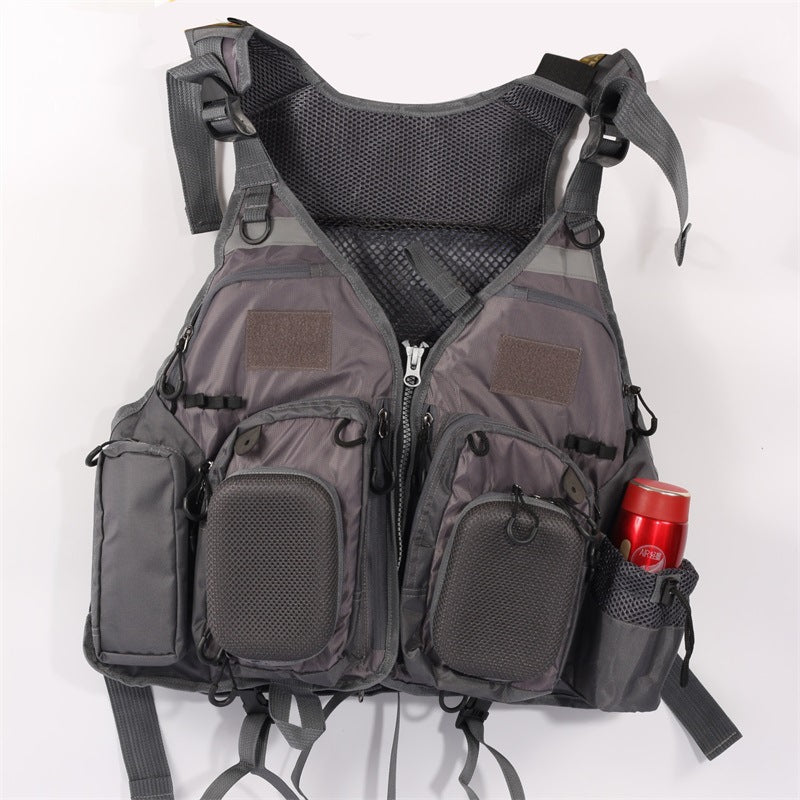 Fishing Outdoor Sport Flying Men Respiratory Jacket Safety Vest Survival Utility Vest