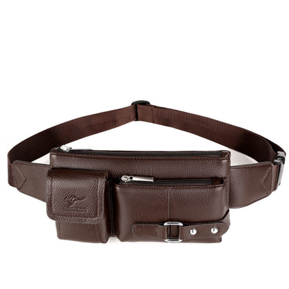 Men's Waist Bag Sports Leather Bag Chest Bag Casual Shoulder Bag Messenger Bag